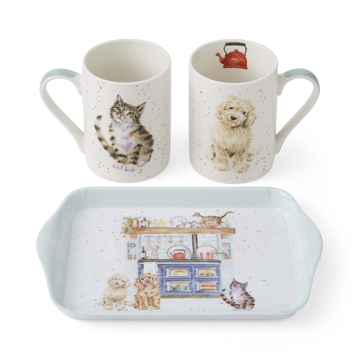 Wrendale Designs Country Kitchen Mug & Tray Set image number null